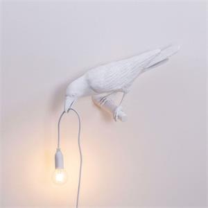 Seletti Bird Lamp White Looking Left